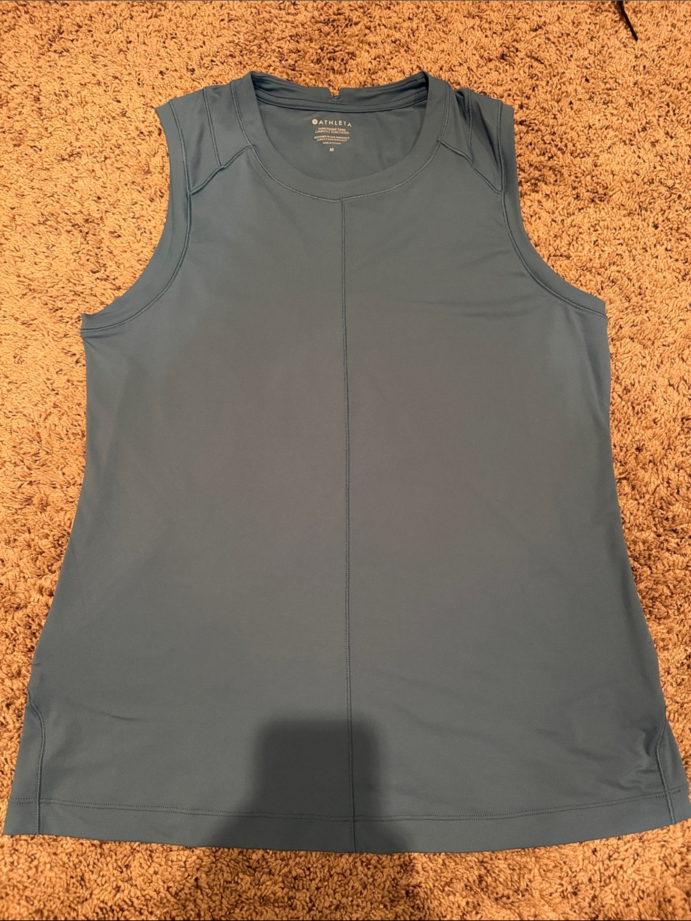 Athleta Teal Sleeveless Active Tank